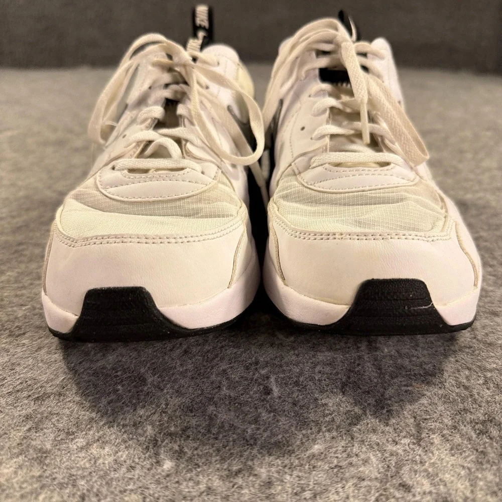Nike Air Max‎ Excee Shoes Youth Size 7Y White Black Silver CZ4990-100 Sneakers